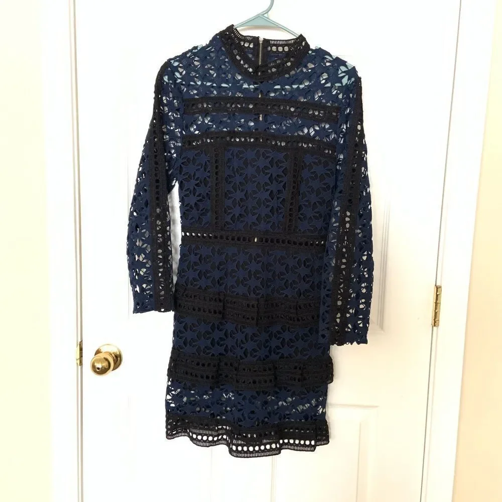 Few Moda Star Lace Mini Dress